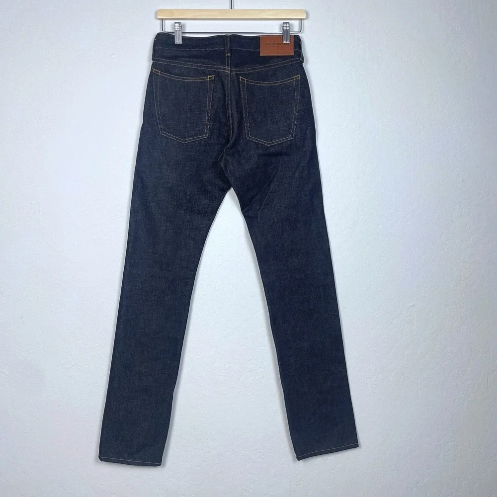 Dillon Montara Selvaged Denim Dark Raw Wash Straight Leg Blue Size‎ 28x32
